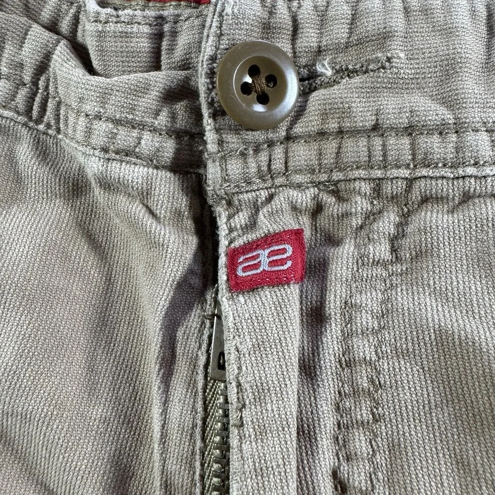 Vintage Y2K American Eagle Shorts Mens 30 Brown Military Skate 11
